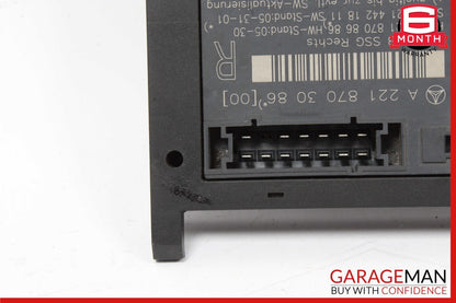 07-13 Mercedes W221 S550 S400 S350 S65 AMG Front Right Under Seat Control Unit