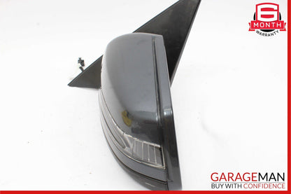 12-14 Mercedes W204 C300 Front Left Side Mirror Door Rear View Glass Grey OEM