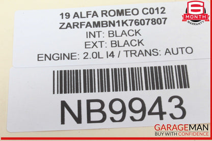17-21 Alfa Romeo Giulia Front Left Driver Side Door Window Regulator Motor OEM