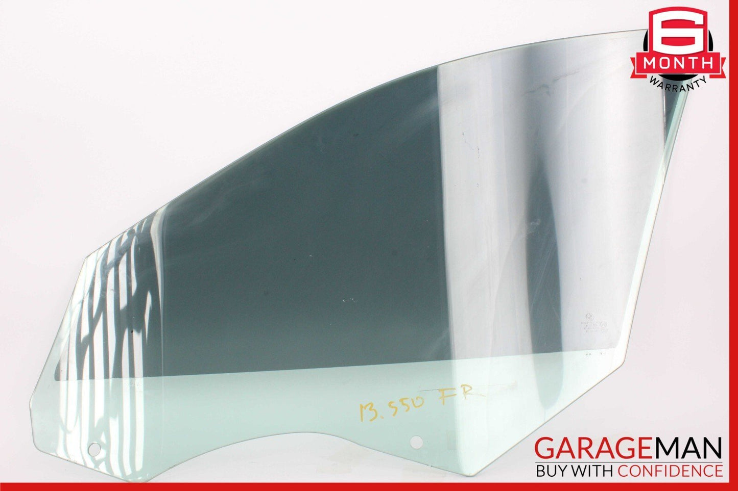 11-16 BMW 525i 535i 550i Front Right Door Window Glass OEM