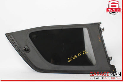 13-19 Mercedes X166 GL450 GLS550 Rear Right Side Quarter Window Glass OEM