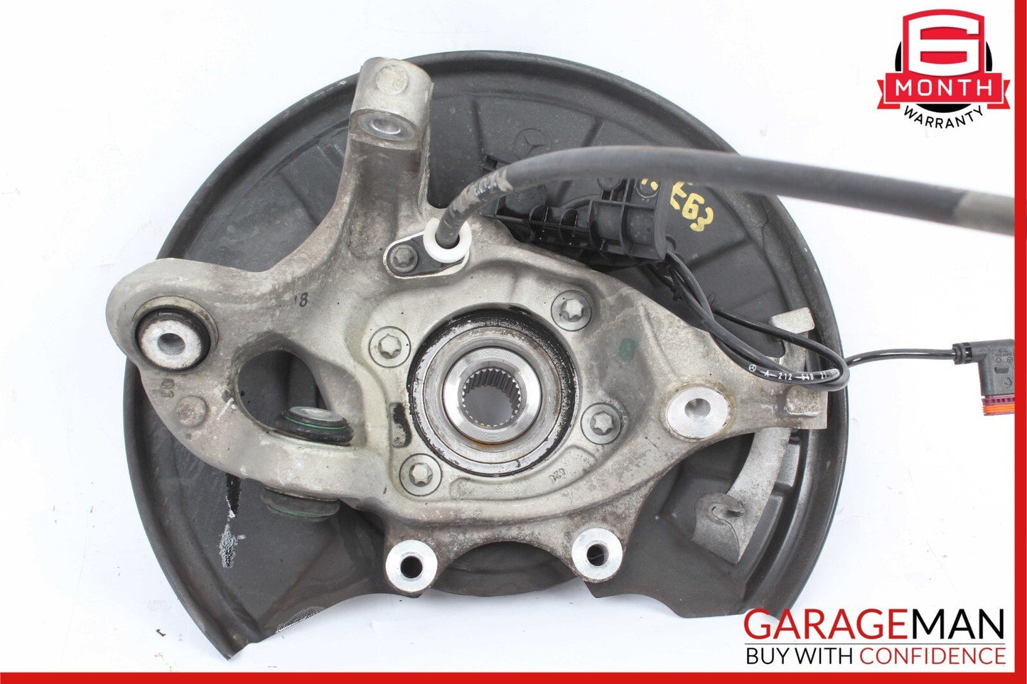 08-17 Mercedes W212 E350 E63 AMG Rear Right Side Spindle Knuckle Hub Bearing OEM