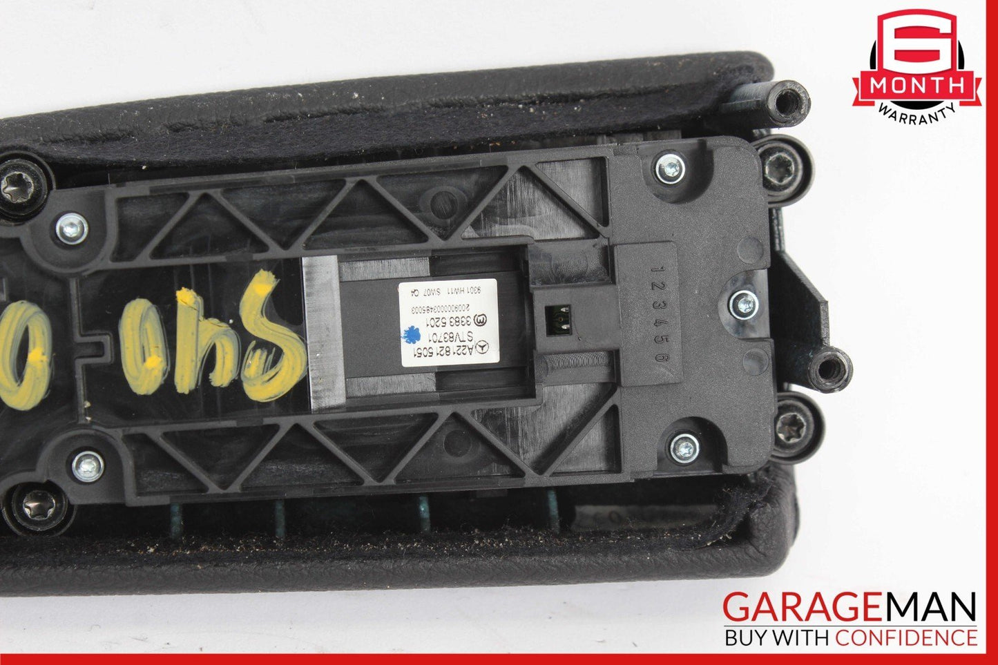 09-13 Mercedes W221 S400 S600 Front Left Side Window Control Switch Black OEM