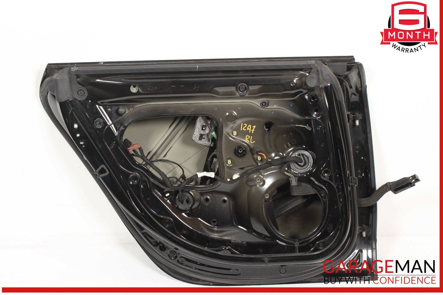 12-18 Audi A7 RS7 S7 Rear Left Driver Side Door Shell Panel Black OEM