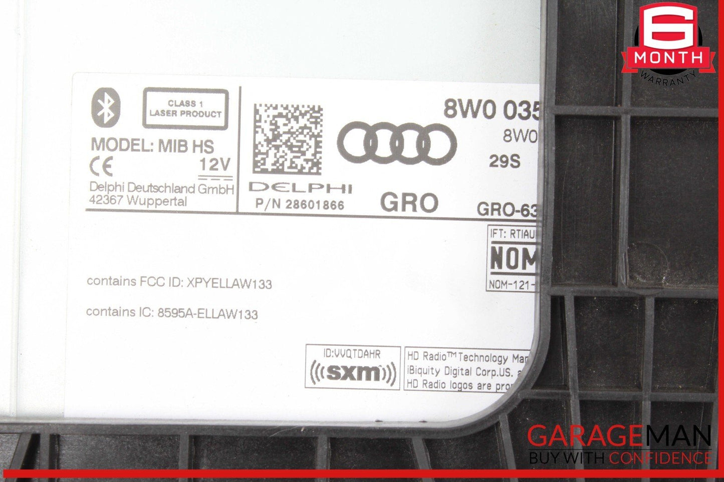 17-19 Audi A4 Quattro Radio Audio Multimedia Receiver CD SD Card Player OEM