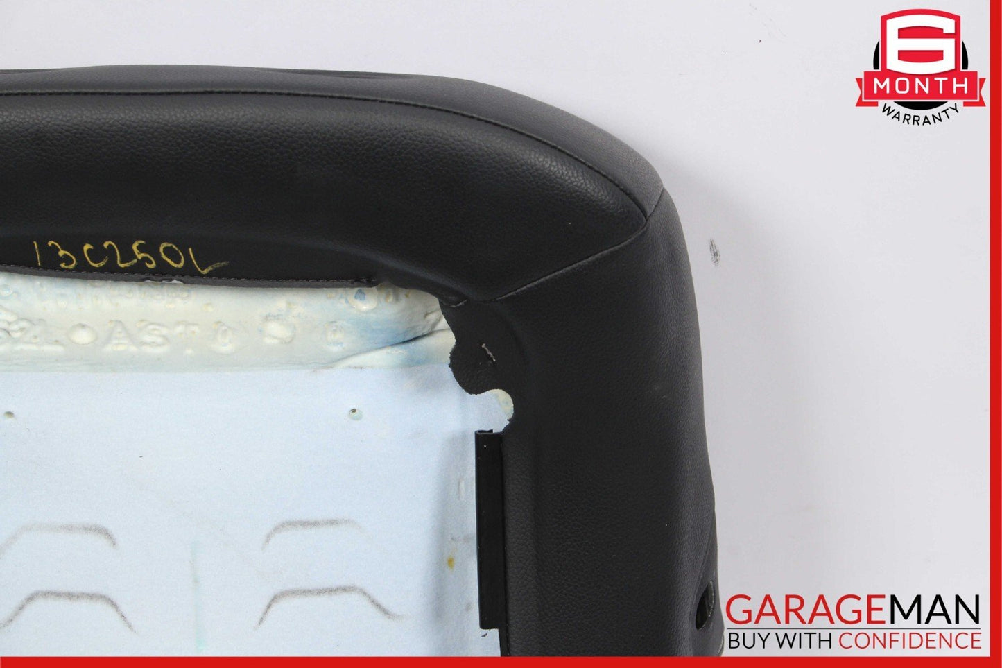 08-14 Mercedes W204 C250 Sedan Front Left Side Top Upper Seat Cushion Black