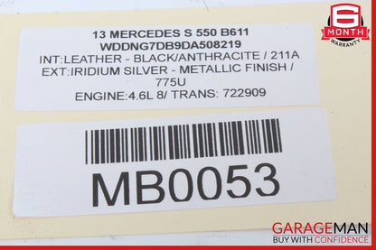 07-14 Mercedes W221 S550 CL550 Front Left Driver Seat Control Memory Switch OEM