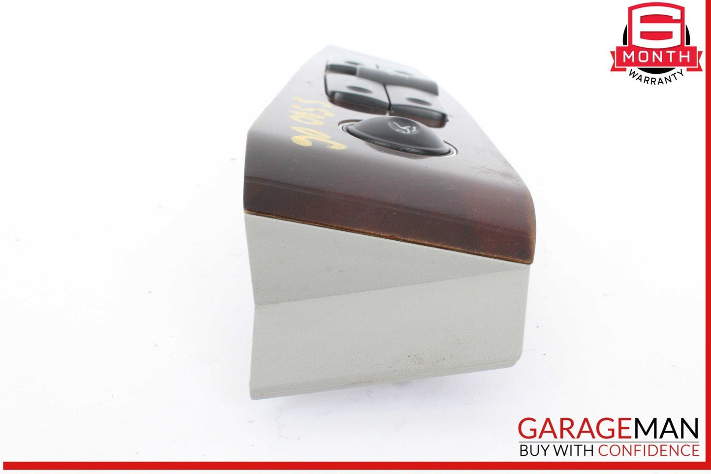 03-06 Mercedes W220 S500 4MATIC Left Side Master Window Switch Trim Wood OEM