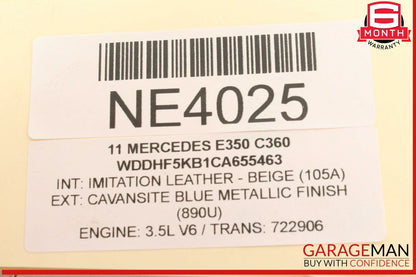 05-12 Mercedes W212 E350 CLK350 R350 Water Thermostat Housing 2722000115 OEM