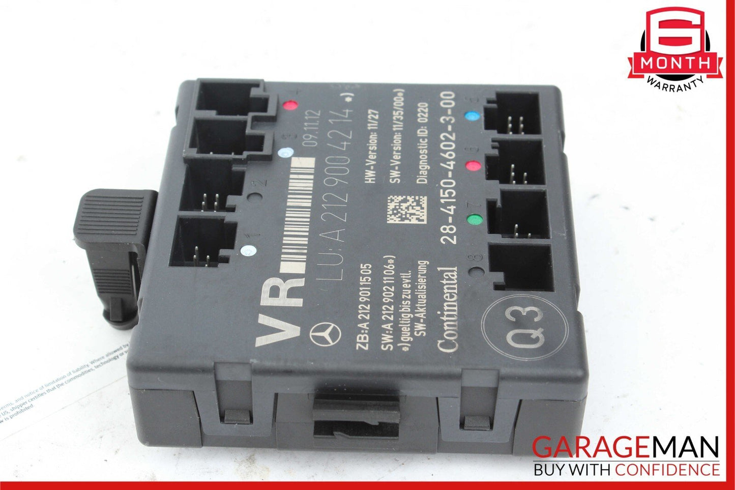 08-14 Mercedes-Benz C250 W204 Right Front Door Control Module 2129004214 OEM