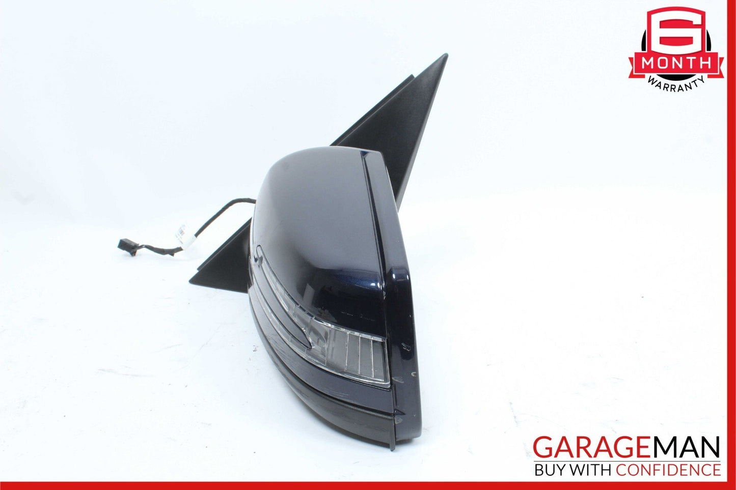 10-12 Mercedes X204 GLK350 Front Left Side Mirror Rear View Door Blue OEM