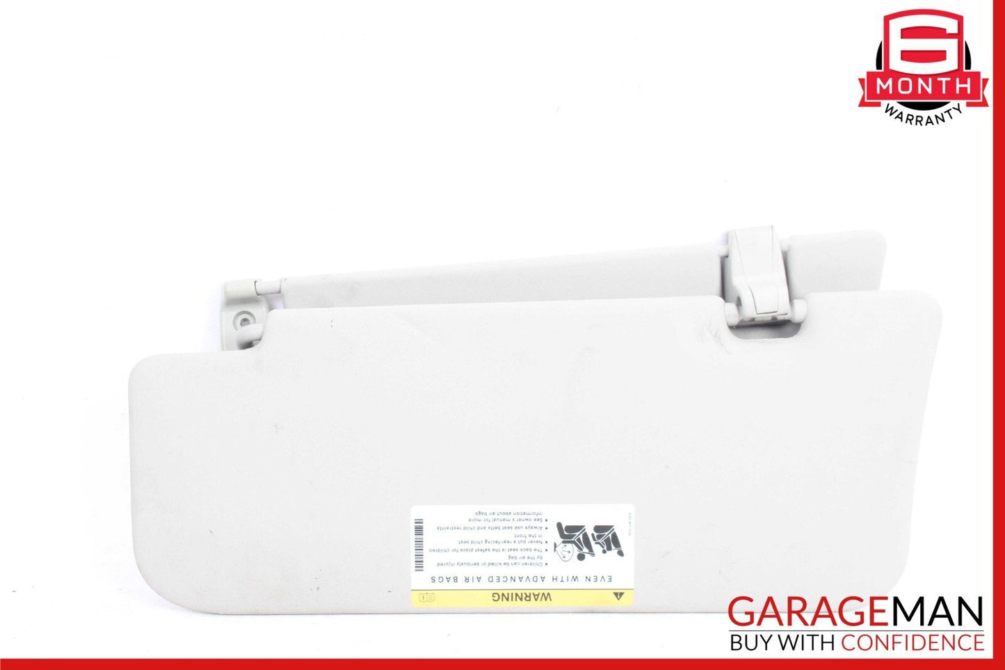 06-12 Mercedes X164 GL450 ML450 Front Right Side Sun Visor Sunvisor Cover Gray