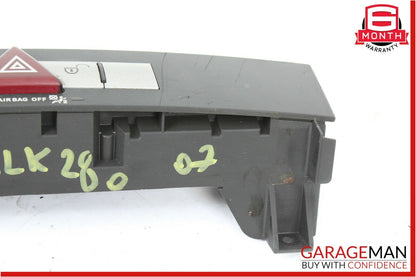 05-08 Mercedes SLK280 SLK350 Dashboard Dash Hazard Light Lock Switch Control OEM