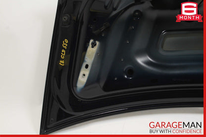 12-18 Mercedes W218 CLS400 CLS550 Rear Trunk Lid Deck Shell Panel Blue OEM