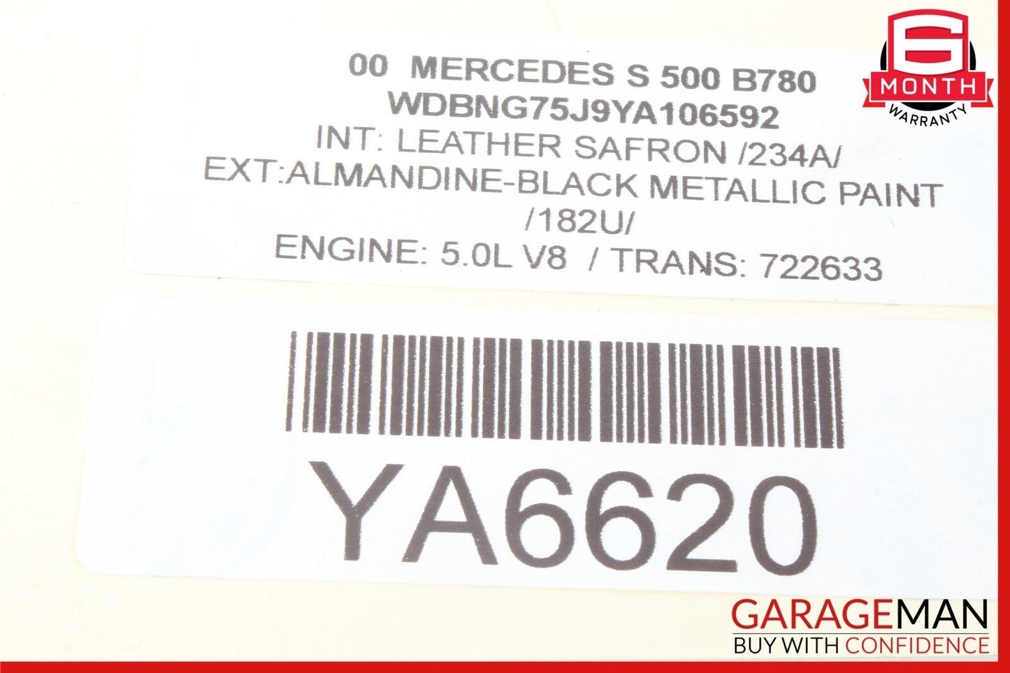00-06 Mercedes W220 S500 CL500 Rear Left / Right Suspension Upper Control Arm