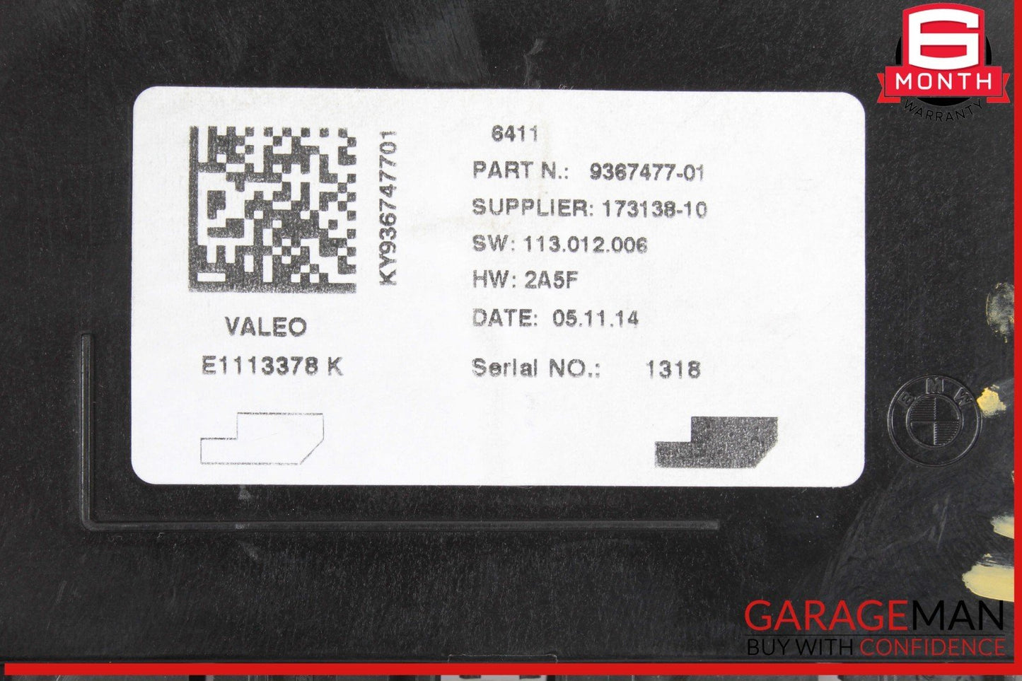 14-19 BMW i3 I01 Hybrid Air Conditioning AC A/C Climate Control Module OEM