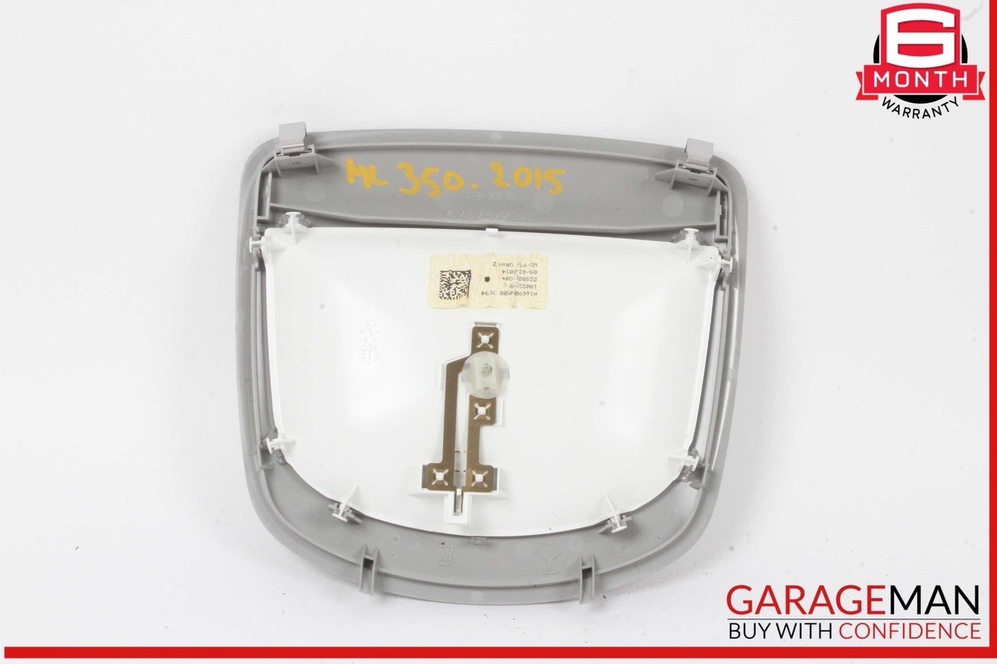 12-19 Mercedes W166 ML350 4MATIC Overhead Dome Light Lamp Gray 1669068500 OEM