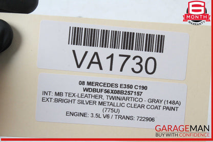 03-09 Mercedes W211 E350 ML350 Sirius Satellite Radio Receiver 2118703389 OEM