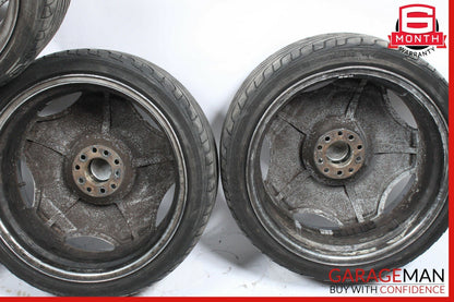 Mercedes W220 S500 S600 CL500 Staggered Wheel Tire Rim Set of 4 Pc R20 8.5x20