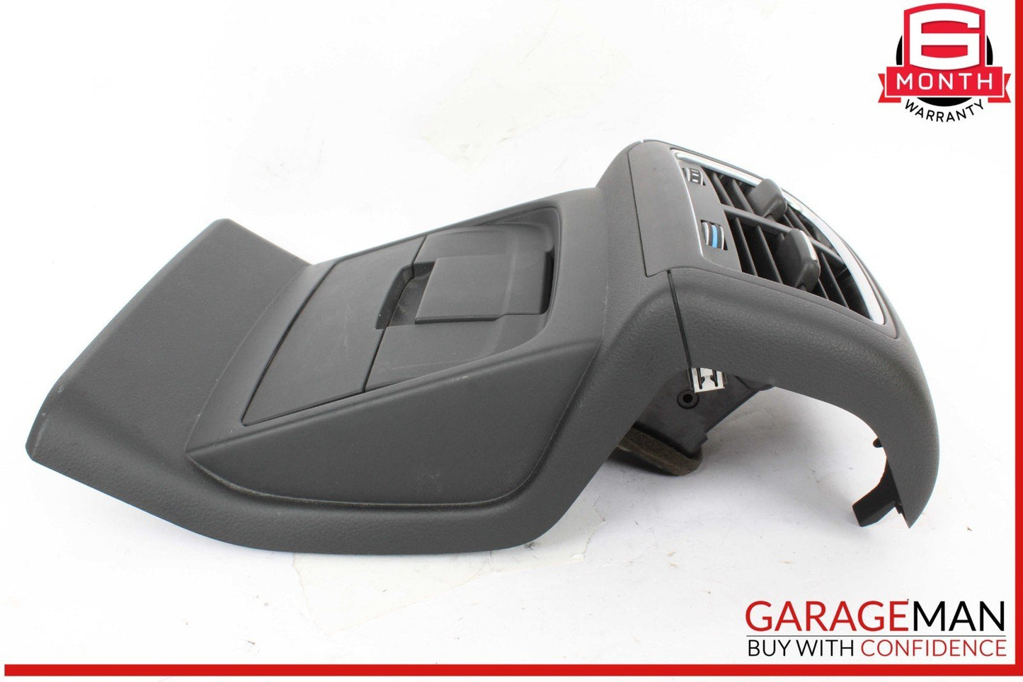 09-17 Audi SQ5 Q5 Rear Center Console AC A/C Air Vent Panel Black 8K0864376 OEM