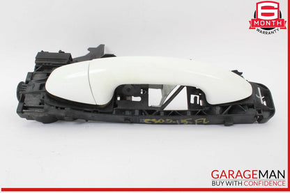 15-20 Mercedes W205 C300 C63 AMG S Front Left Side Exterior Door Handle White OEM