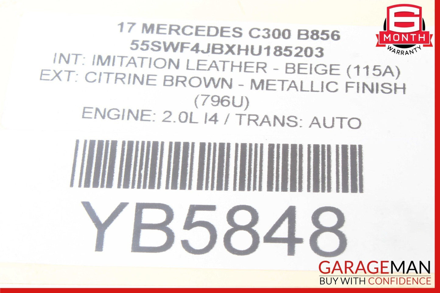 15-19 Mercedes W205 C300 GLC300 GLC350e ABS Anti Lock Brake Pump 2534310100 OEM