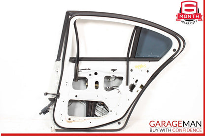 11-16 BMW 528i 535i 550i Rear Right Side Door Shell Panel White OEM