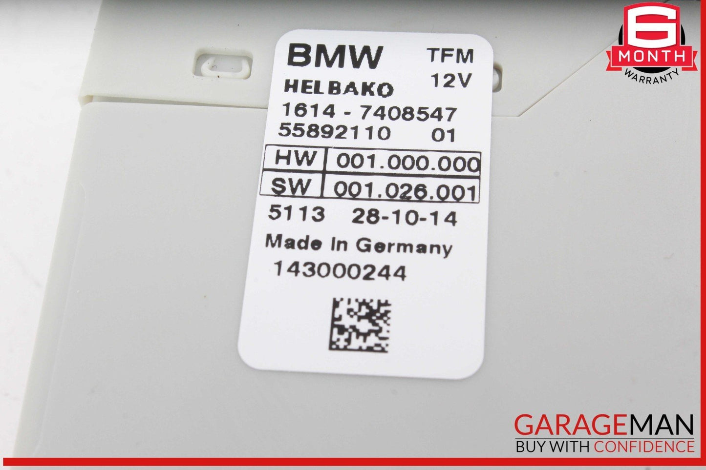 14-19 BMW i3 I01 Hybrid Power Steering Control Module Unit ECU 7408547 OEM
