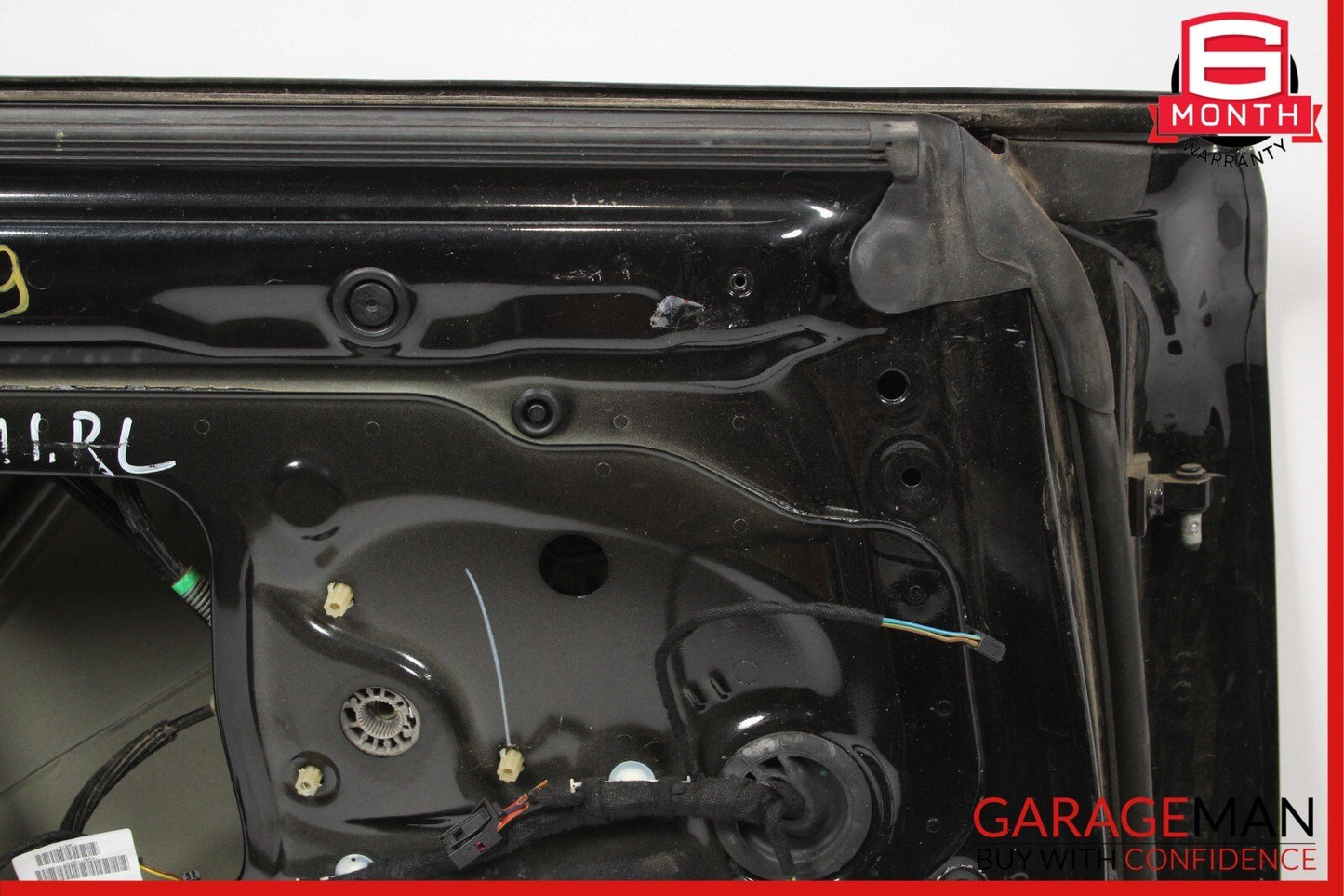 12-18 Audi A7 Rear Left Driver Side Door Shell Panel Black OEM