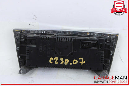 06-09 Mercedes W203 C230 Heater AC A/C Climate Control Panel 2038304285 OEM