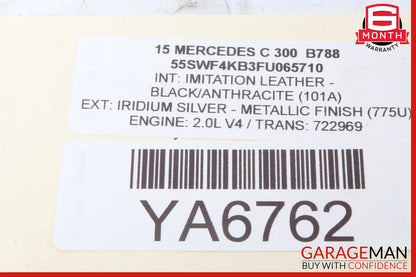 15-20 Mercedes W205 C300 Front Dashboard Inlet Air AC A/C Vent Grille OEM