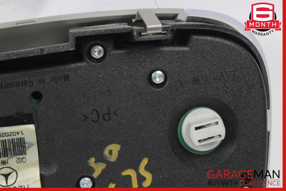 05-12 Mercedes R230 SL500 Front Top Upper Overhead Dome Reading Map Light Gray