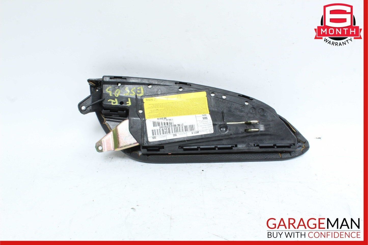 03-06 Mercedes W211 E55 AMG E350 Front Right Side Seat Airbag Air Bag Black