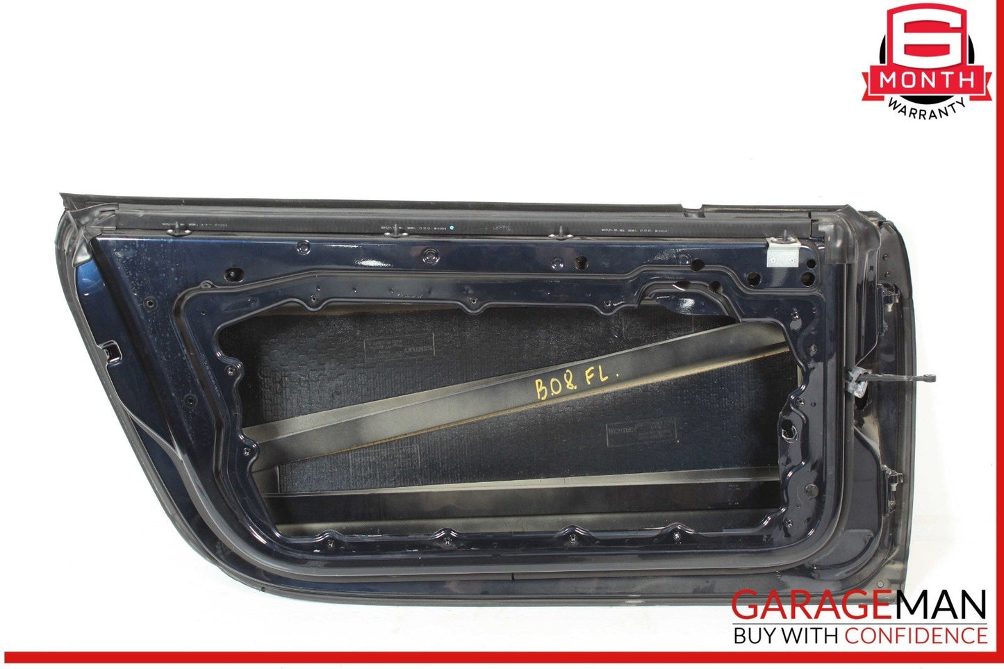03-09 Bentley Continental GT GTC Left Side Door Shell Frame Panel Blue OEM