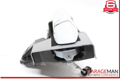 17-24 Audi Q7 Front Left Driver Side Exterior Door Handle White 4M1837885A OEM
