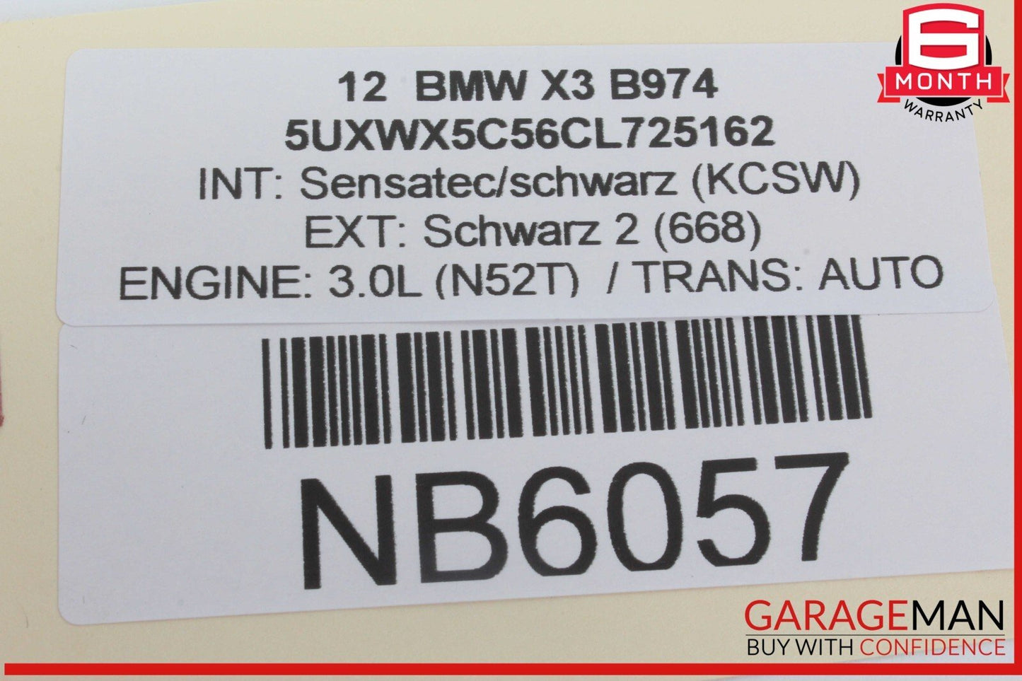11-17 BMW X3 Central Gateway Body Control Module Unit 9267517 OEM