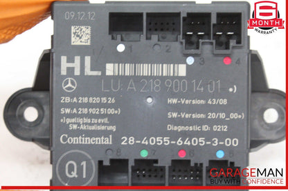 08-18 Mercedes W204 C250 CGI Rear Left Driver Side Door Control Module Unit OEM