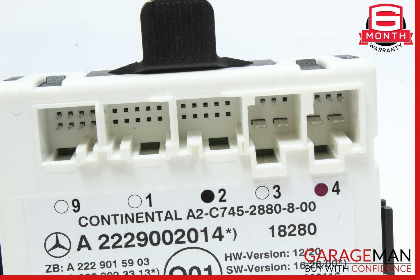 15-18 Mercedes W205 C300 C400 Rear Right Passenger Side Door Control Module Unit