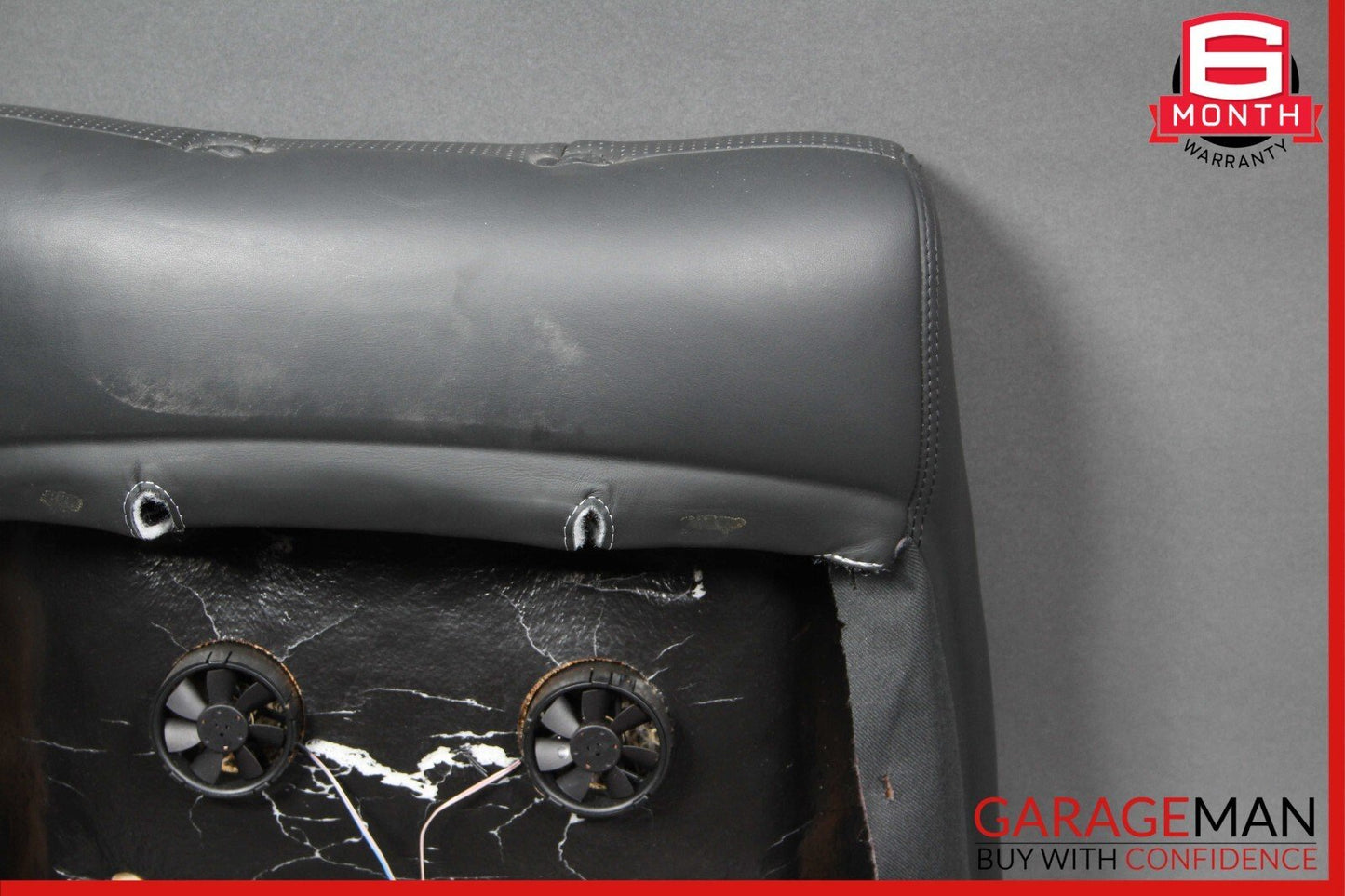 03-06 Mercedes W220 S55 AMG Front Left / Right Top Upper Seat Cushion Black