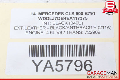 08-17 Mercedes W218 CLS500 E350 E550 Rear Trunk Lid Latch Lock Actuator OEM