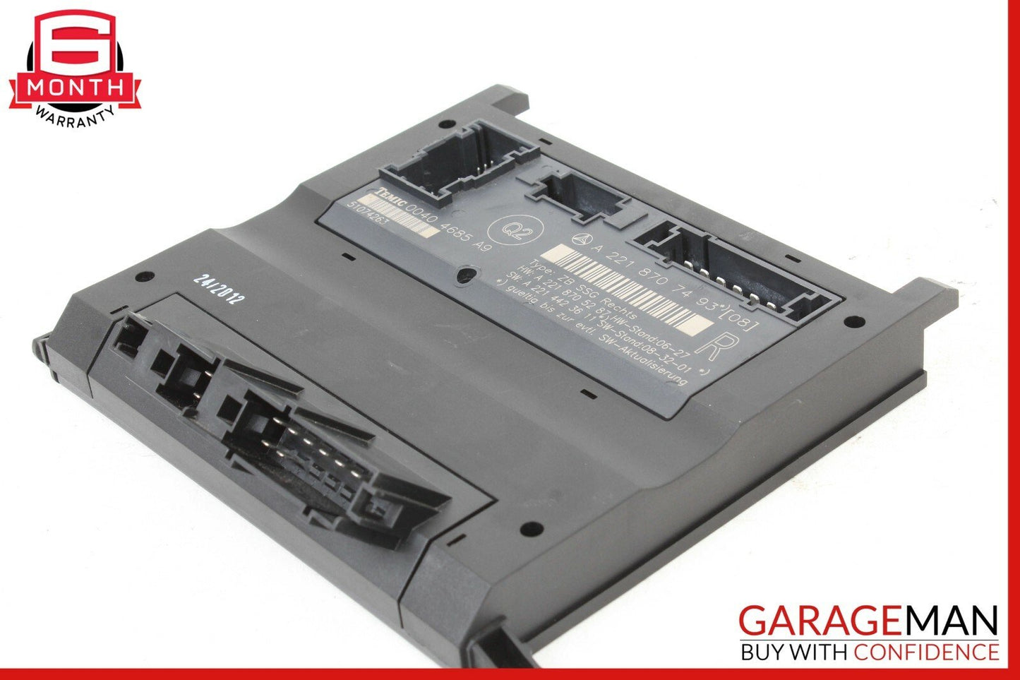 07-13 Mercedes W221 S550 Front Right Under Seat Control Module 2218707493 OEM