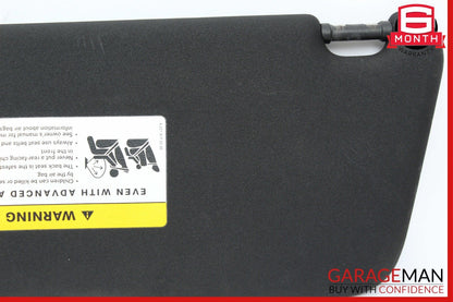 08-14 Mercedes W204 C350 Front Right Passenger Sun Visor Sunvisor Shade Black