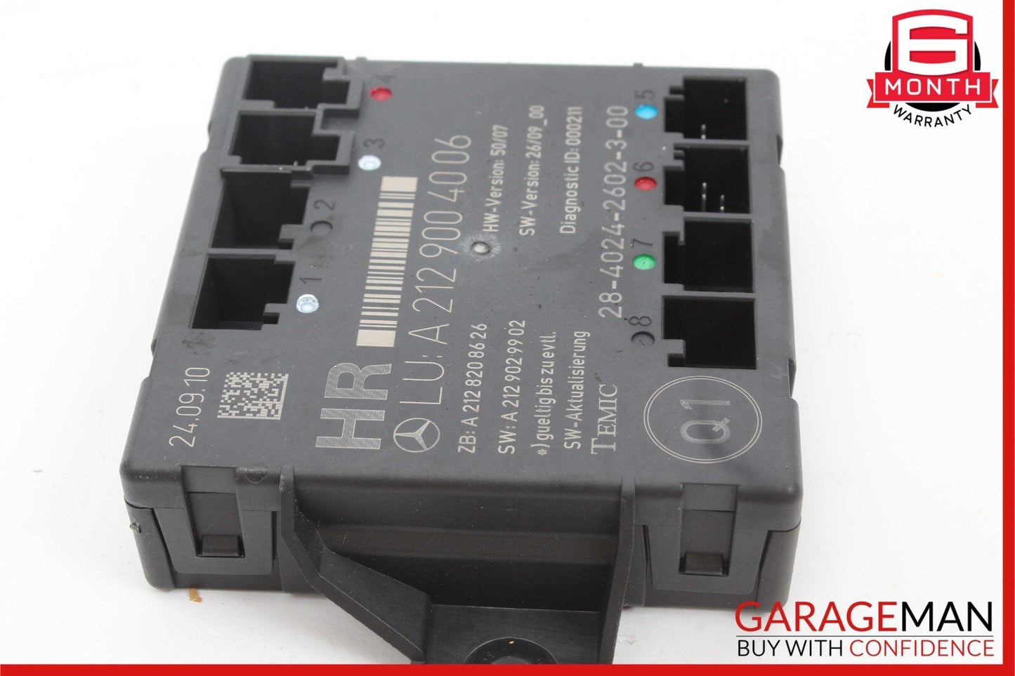 08-14 Mercedes W204 C300 C250 Rear Right Side Door Control Module Unit