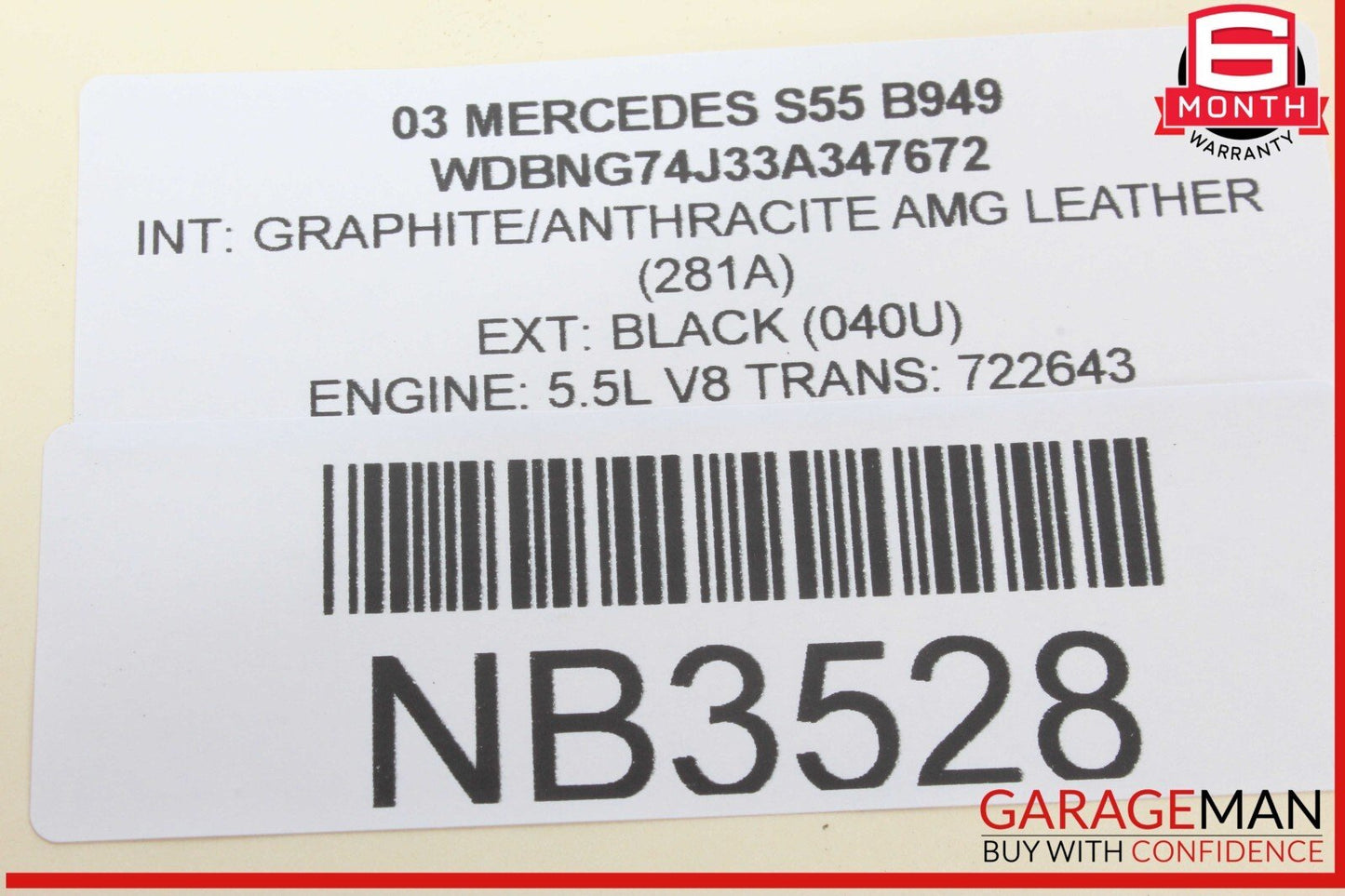 00-03 Mercedes W220 S55 AMG S430 S500 Radio Audio Amplifier AMP 2208200289 OEM