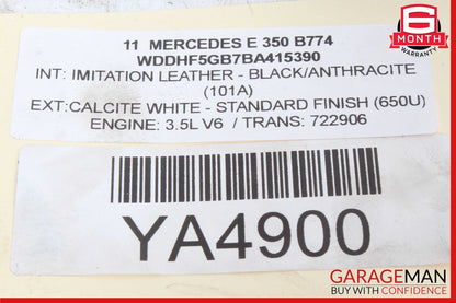 05-12 Mercedes W212 E350 R350 C300 Engine PCV Crankcase Vent Valve Oil Separator