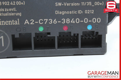 08-18 Mercedes E350 C300 CLS550 CLS400 Rear Right Side Door Control Module Unit