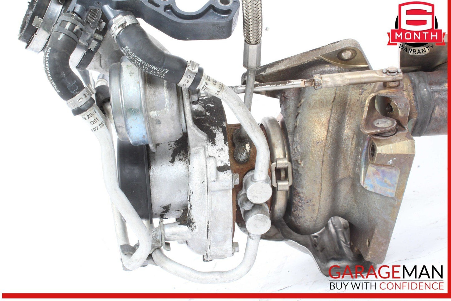 11-16 Mercedes GL450 S500 S550 Left Turbocharger Turbo Charger Manifold OEM