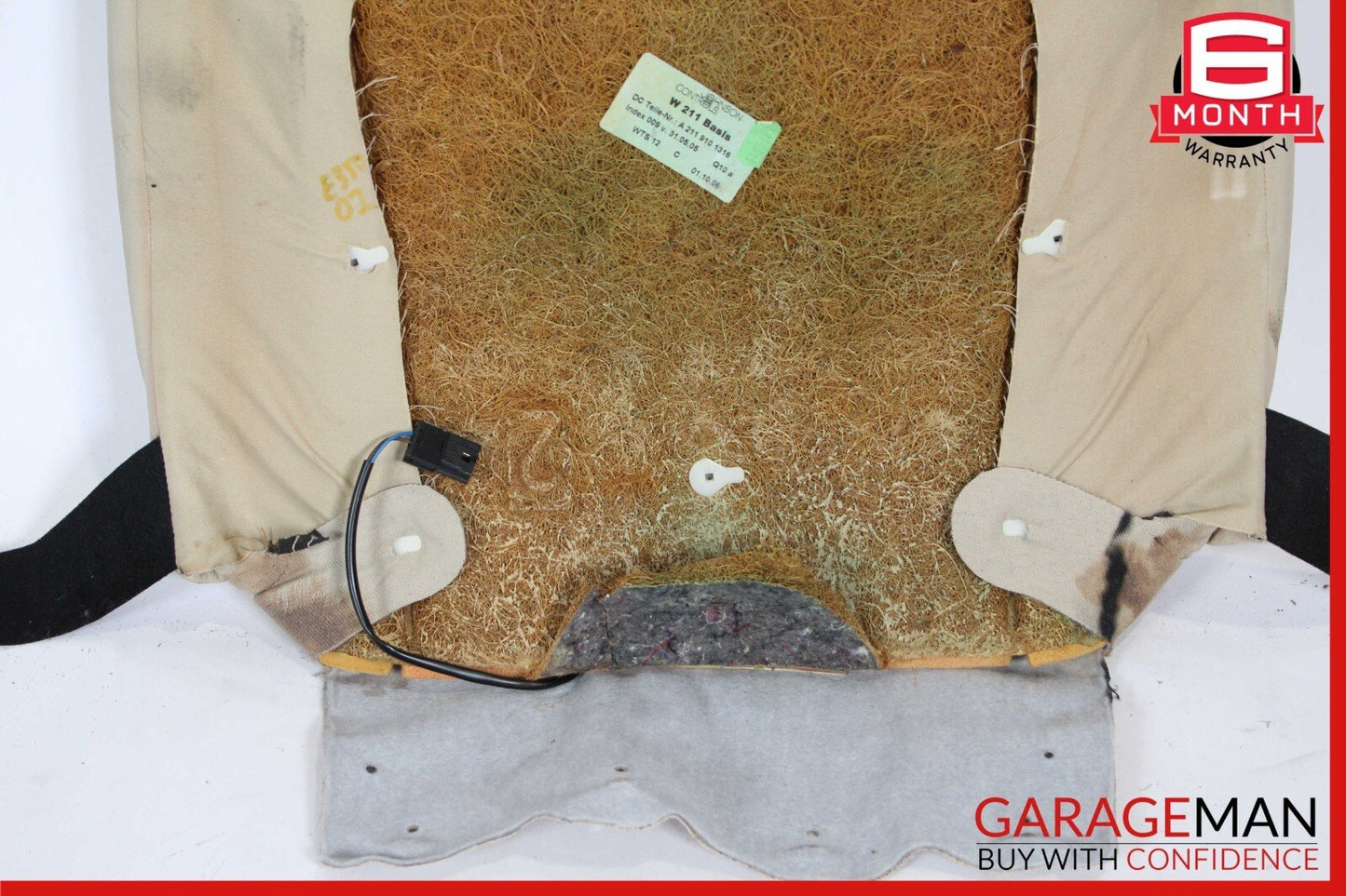 07-09 Mercedes W211 E350 E550 Top Upper Seat Cushion Front Right or Left OEM