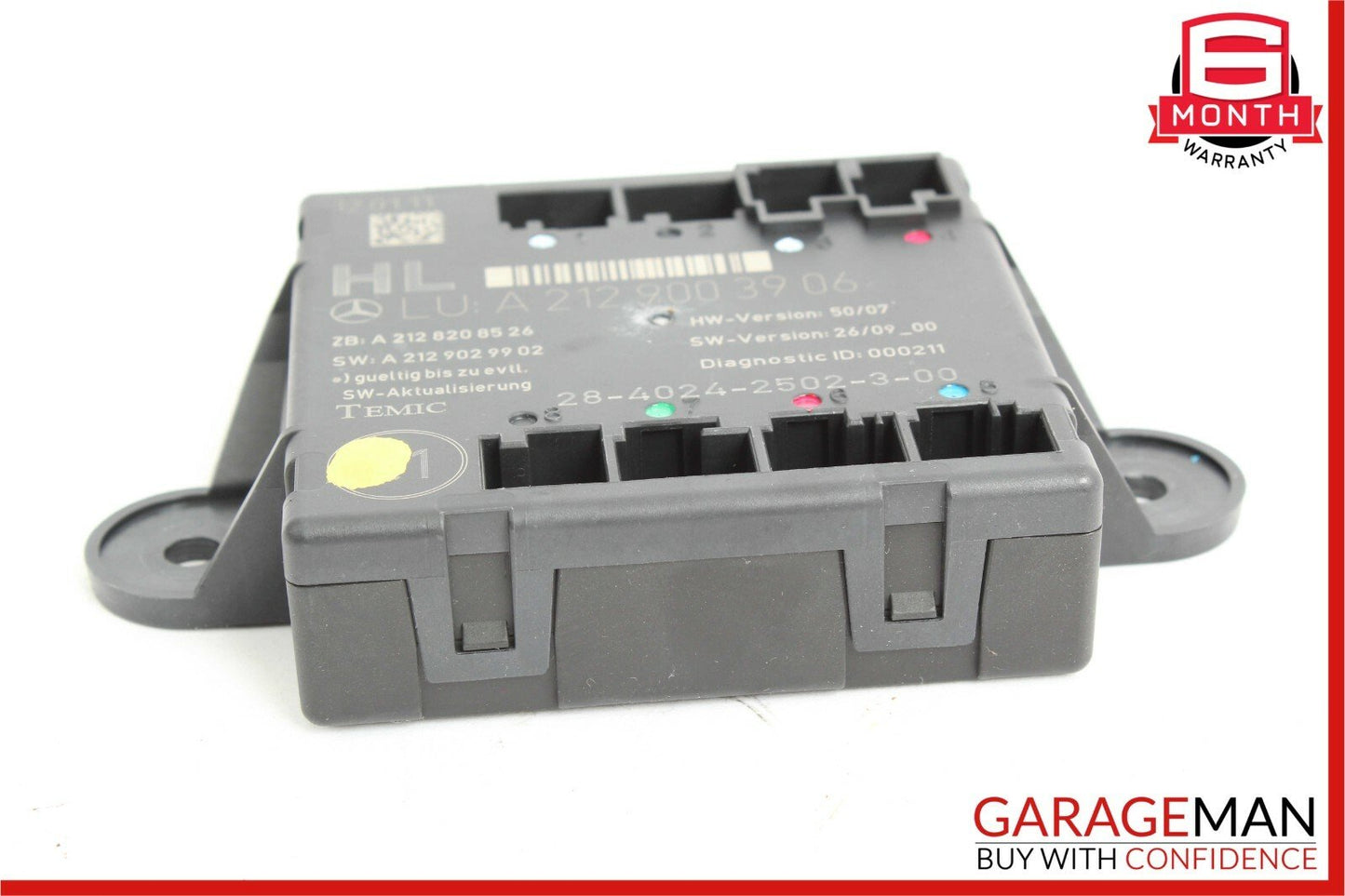 08-14 Mercedes W204 C300 C250 Rear Left Side Door Control Module Unit