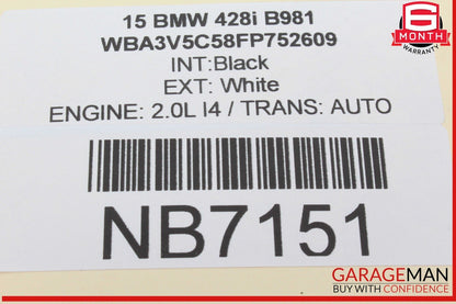 14-16 BMW 428i Rear Left Driver Side Suspension Upper Control Arm 6792539 OEM